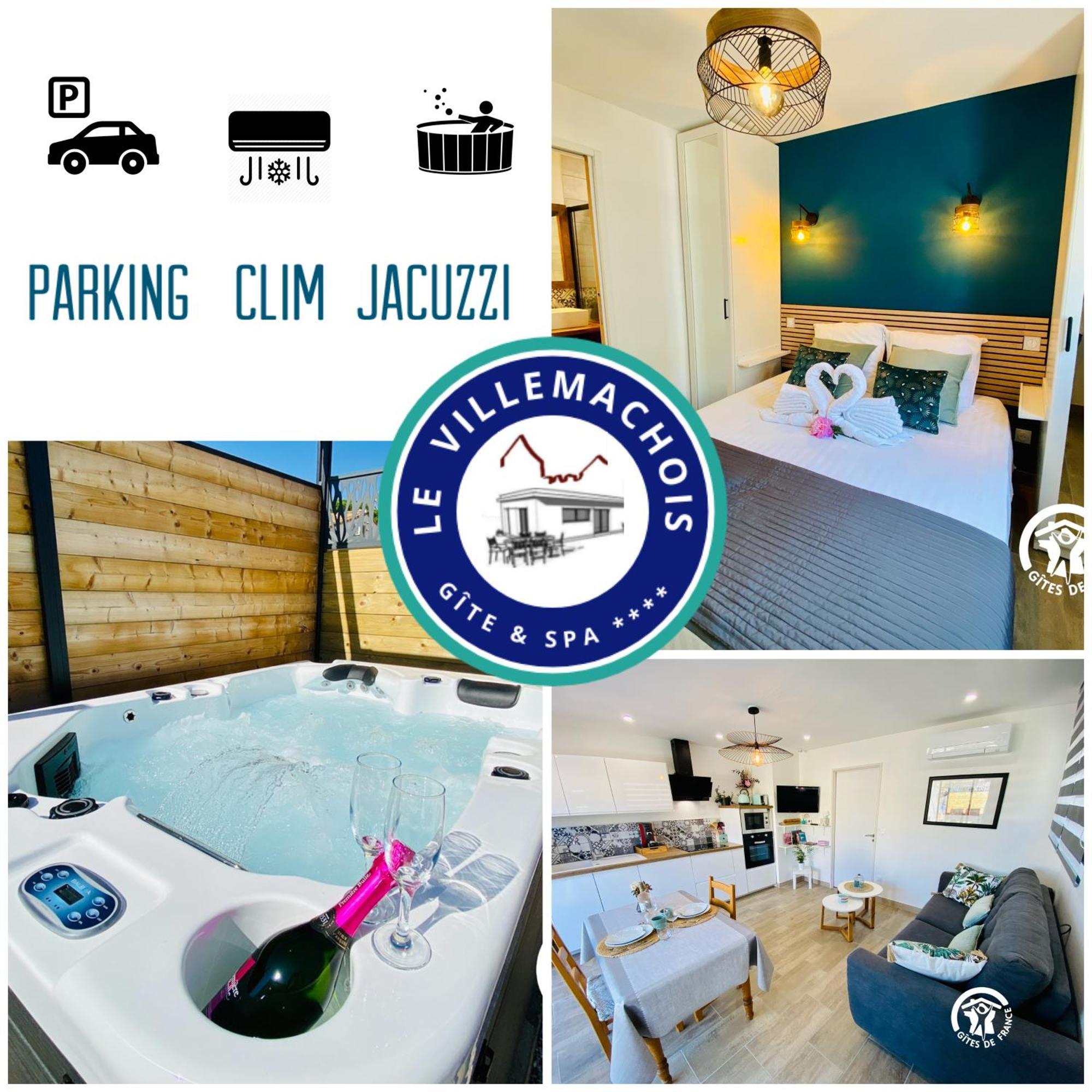Gite & Spa Le Villemachois - 4 Etoiles - Jacuzzi Couvert - Calme Et Independant - Clim - Parking - 5 Min Carcassonne Villemoustaussou Exterior foto