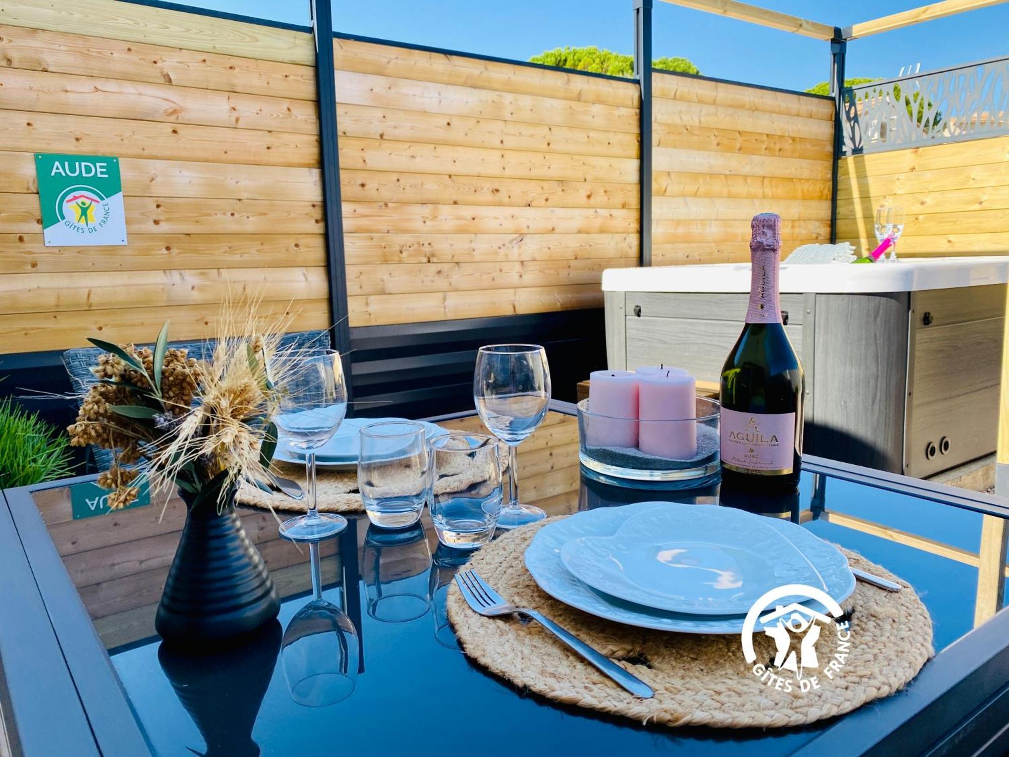 Gite & Spa Le Villemachois - 4 Etoiles - Jacuzzi Couvert - Calme Et Independant - Clim - Parking - 5 Min Carcassonne Villemoustaussou Exterior foto
